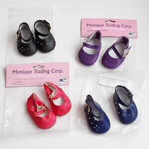 Bundle of 4 New Dress Doll Shoes fits 18" American Girl & Other 18" Dolls